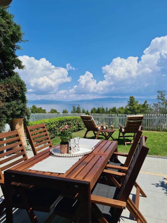 Janis Seaview Villa Неа-Фокеа Екстер'єр фото
